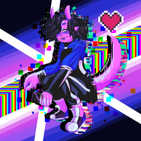 Birthday art of a friend's character (2023)